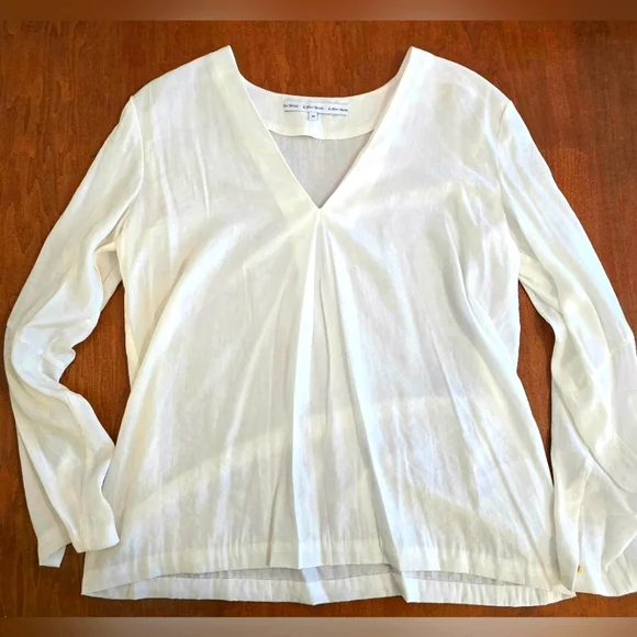 & Other Stories Summer Workwear: White, Long-sleeved Blouse w Buttons Sz 36 S/M - Picture 7 of 13